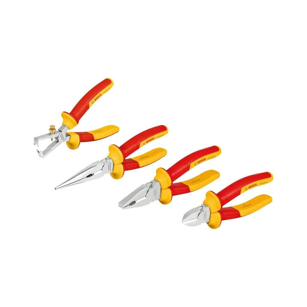Набір інструментів Bosch Professional шарнірно-губцевих, 4 шт, VDE (1.600.A02.NG1)