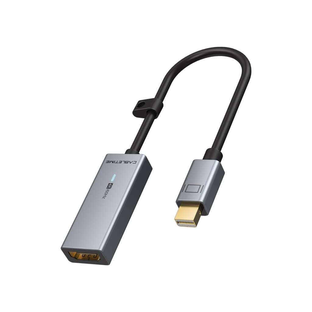 Перехідник miniDisplayPort M to HDMI F 0.15m 4K60Hz Cabletime (CA915347)
