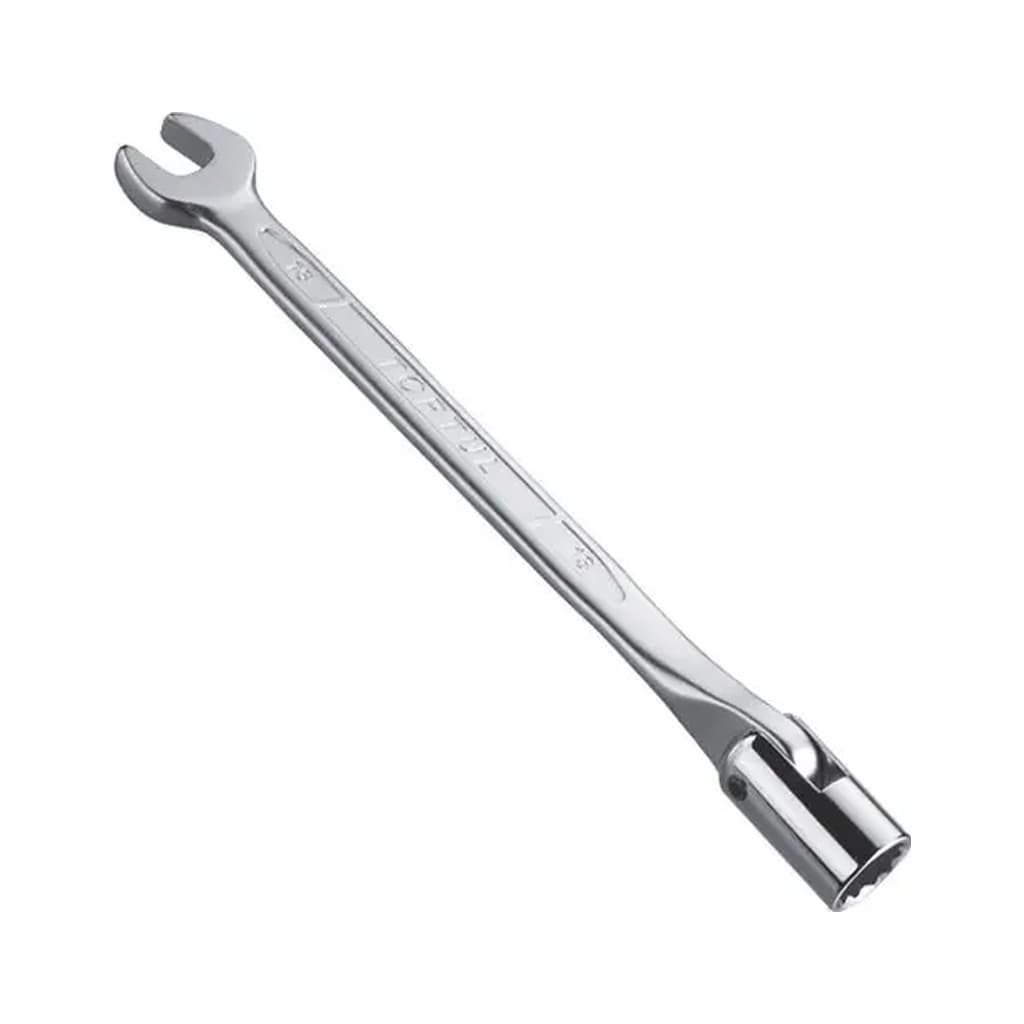 Ключ Toptul шарнірний ріжково-торцевий 18 мм, 255мм (AEEB1818)