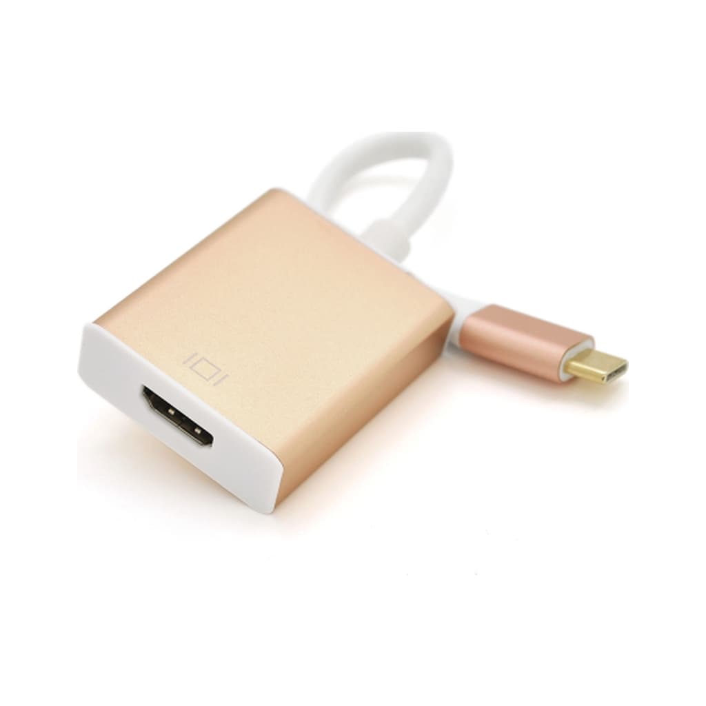 Перехідник USB-C to HDMI F 0.1m 4K gold Voltronic (YT-C-Type-C(M)/HDMI(F))