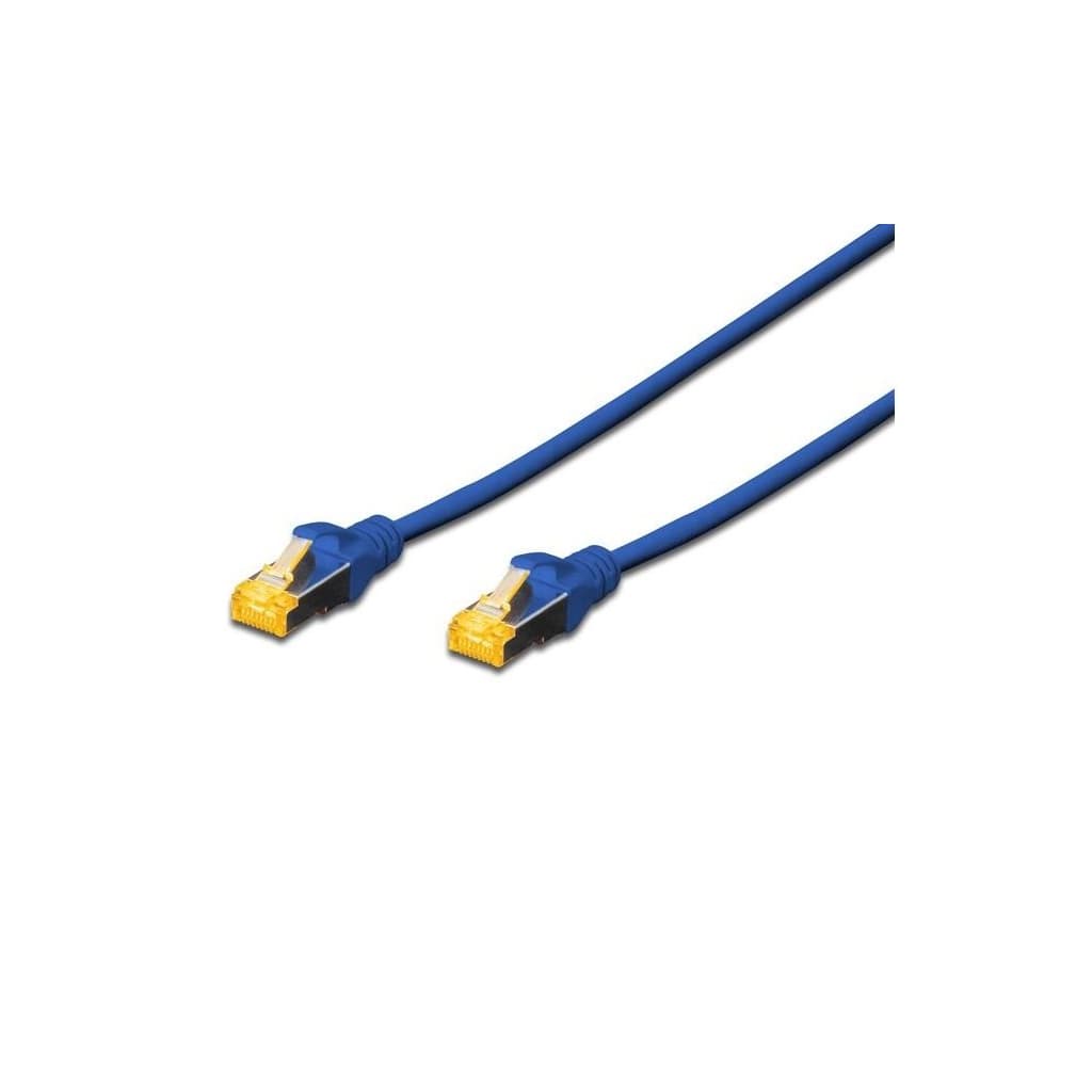 Патч-корд 3м CAT 6a S-FTP, AWG 26/7, Cu, PVC, black Digitus (DK-1644-A-030/BL)