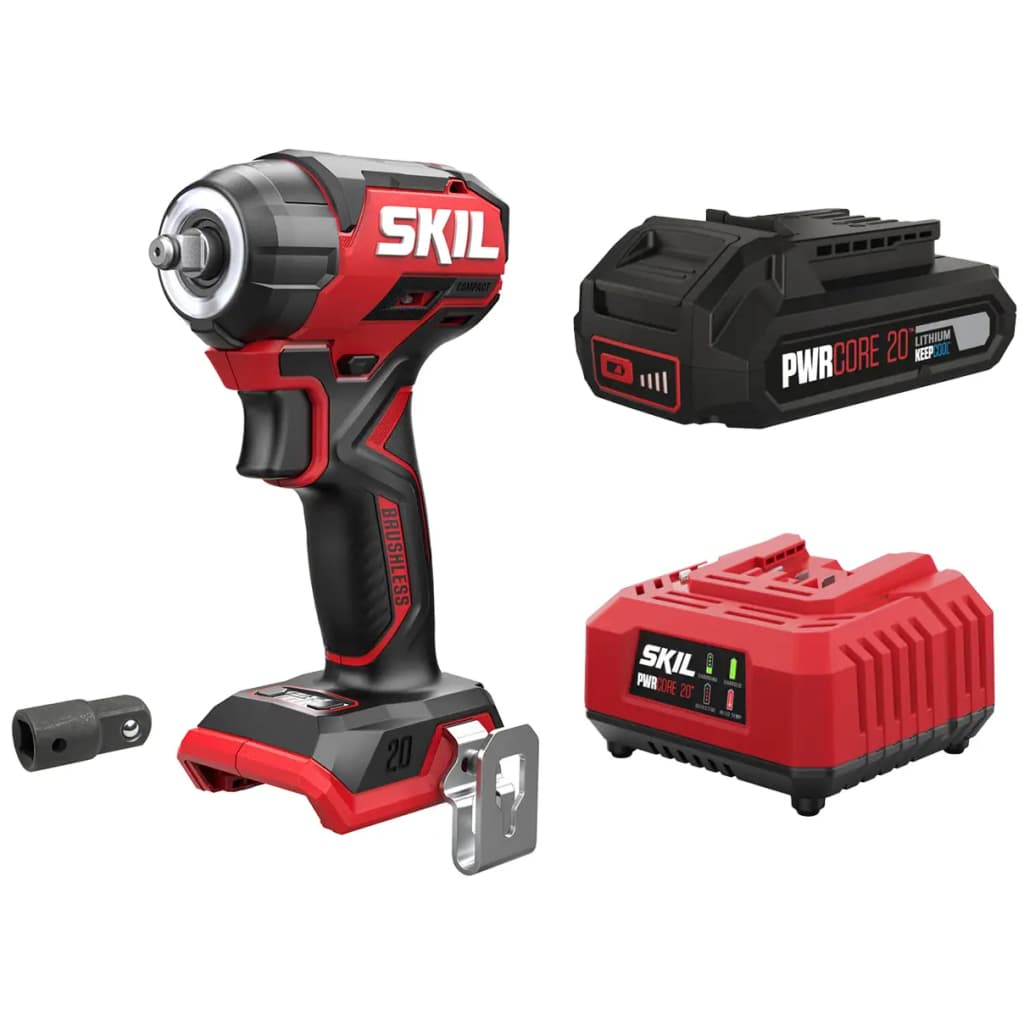 Гайковерт Skil акумуляторний безщітковий ударний 3265 CA Compact , 2.5Ah (SD1E3265CA+BC1E3110AA)