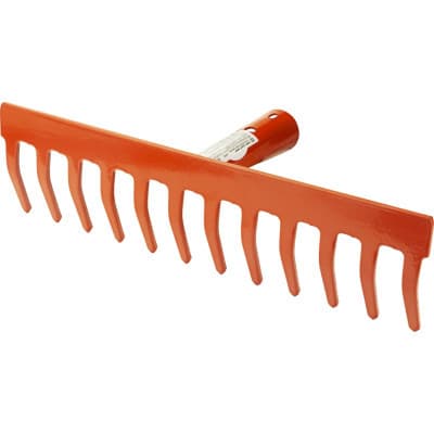 Граблі Grad прямі 12 зубів 290x83мм зварне кріплення (29348)