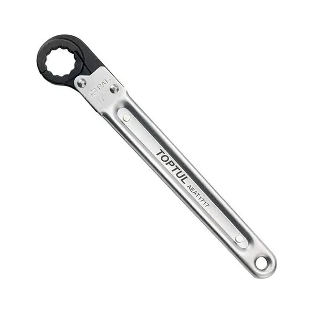 Ключ Toptul накидний з тріскачкою 11мм, що розкривається, 156мм (AEAT1111)