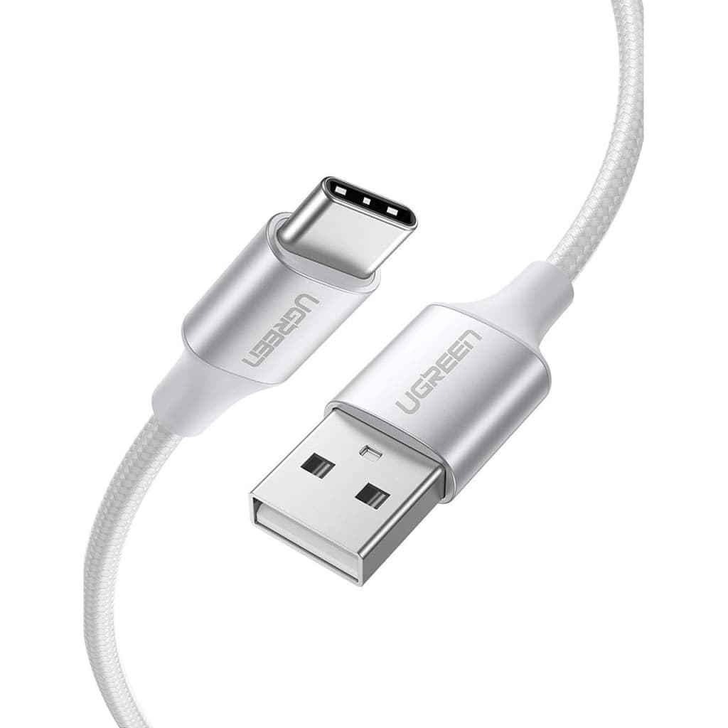Дата кабель USB 2.0 AM to USB-C 0.5m 3A US288 white Ugreen (60130)