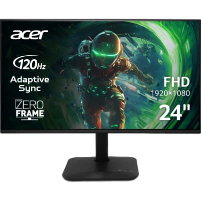 Монітор Acer 23.8" KA242YGbi (UM.QX2EE.G01) IPS Black 120Hz
