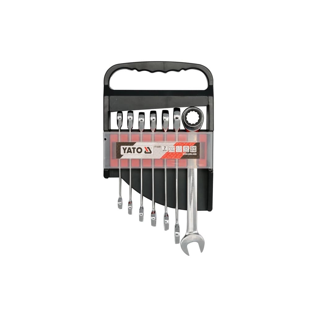 Ключ Yato ключів комбінованих з тріскачкою (YT-0208)