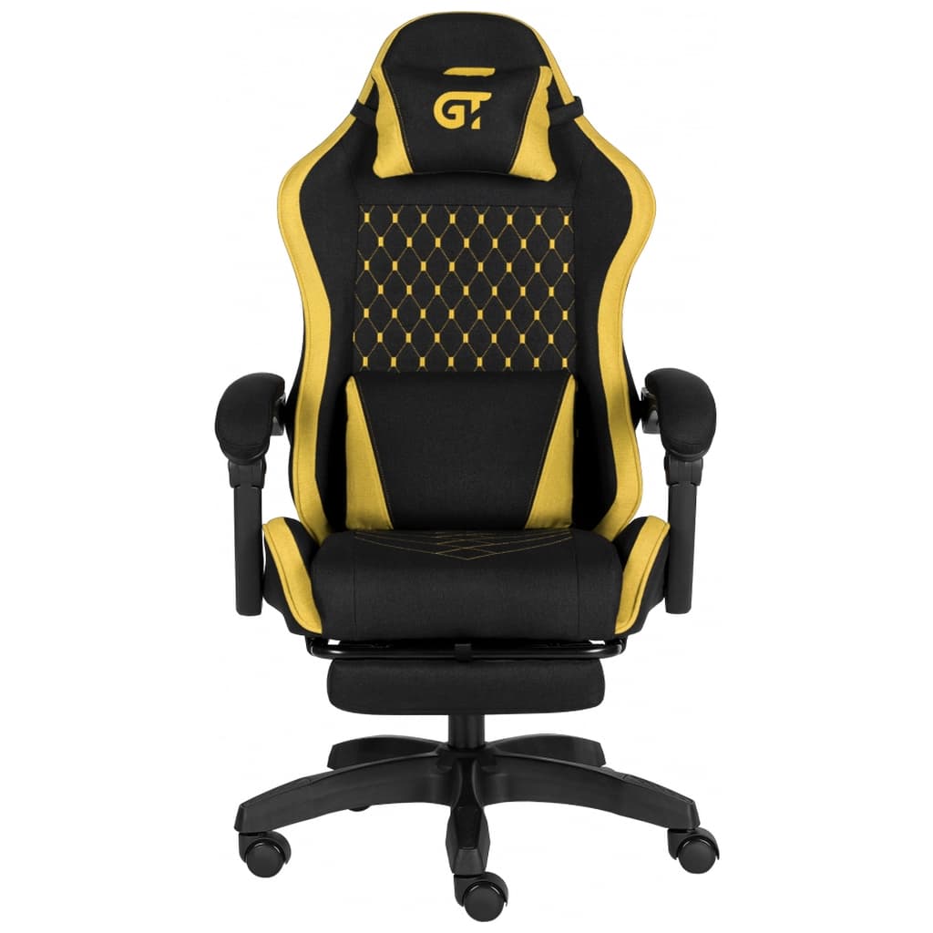 Крісло ігрове GT Racer X-2339 Black/Yellow (X-2339 Fabric Black/Yellow)