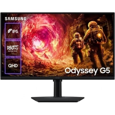 Монiтор Samsung 27" Odyssey G5 G50D (LS27FG500EIXUA) IPS Black 180Hz