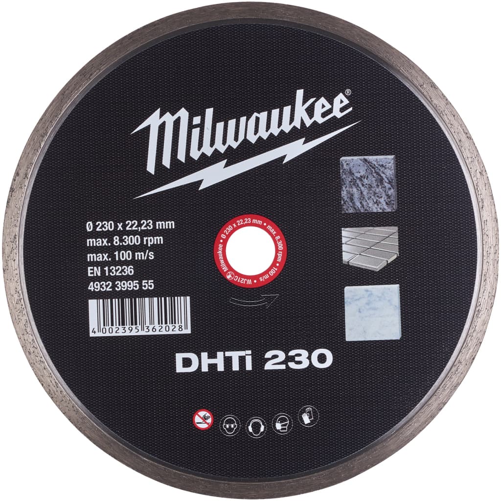 Круг відрізний Milwaukee алмазний DHTI 230, 230мм (4932399555)