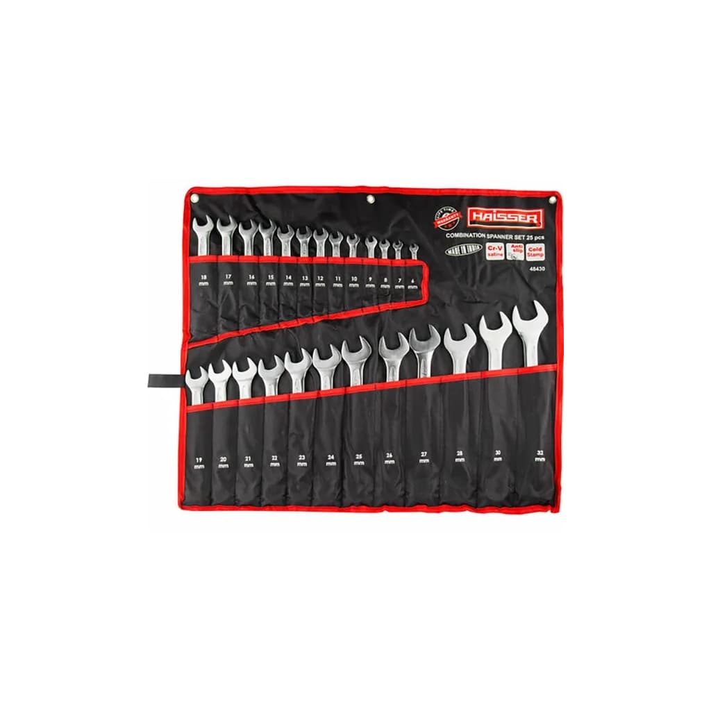 Ключ HAISSER 25 шт. CRV Cold Stamped 48430 (97388)