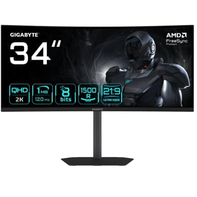 Монітор 34" GS34WQCA EK GIGABYTE