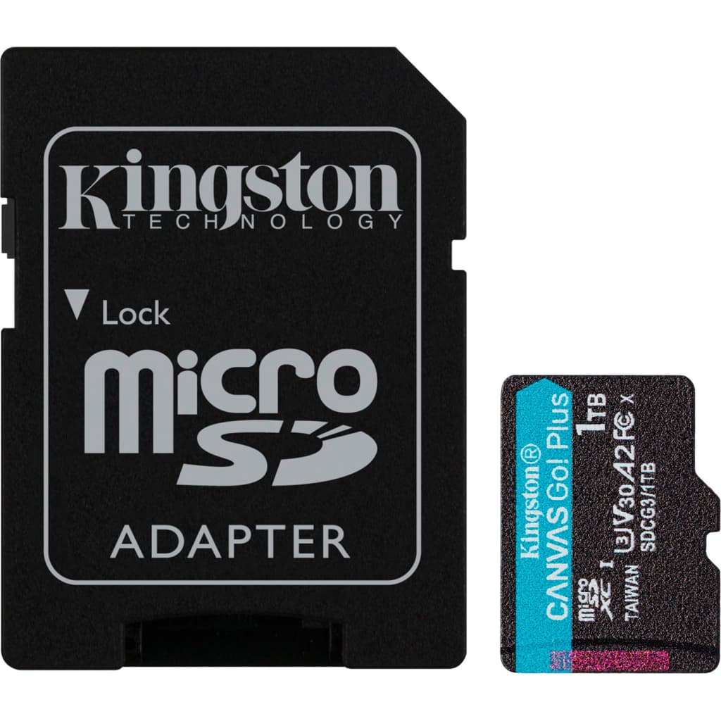 Карта пам'яті Kingston 1TB microSDXC сlass 10 UHS-I U3 V30 A2 Canvas Go Plus G4 (SDCG4/1TB)