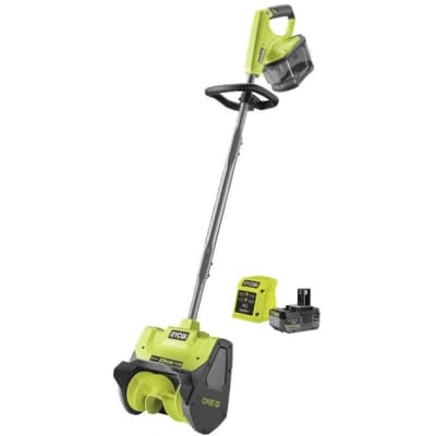 Снігоприбирач Ryobi ONE+ RY18ST25A-140, 18V, 4Ah, ширина 25см, викид 6м, глибина 15см (5133006235)