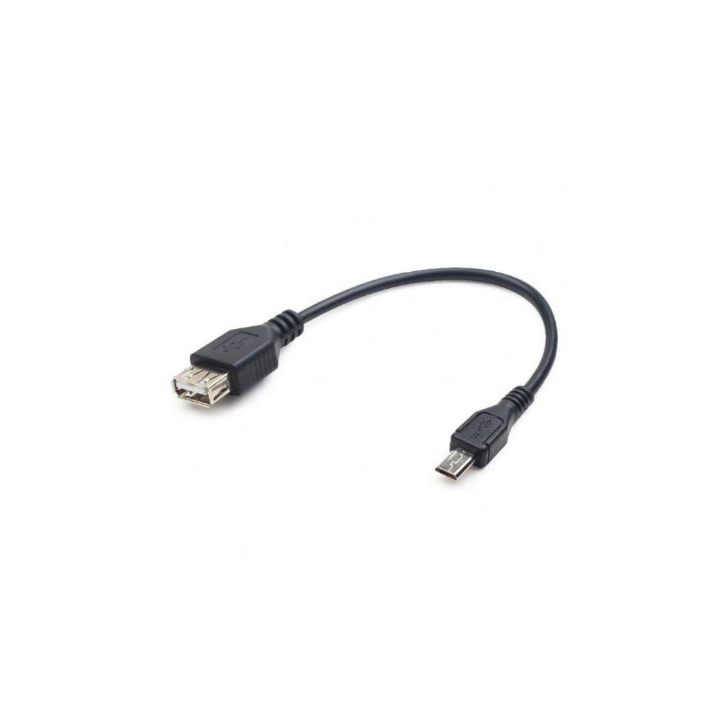 Перехідник OTG USB 2.0 AF to Micro 5P 0.15m Cablexpert (A-OTG-AFBM-03)