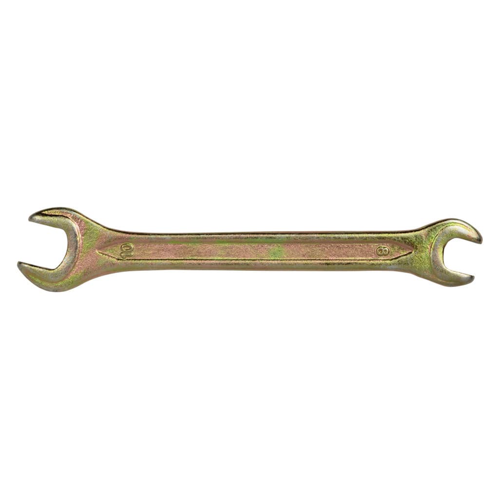 Ключ Sigma ріжковий 8x10мм жовтий цинк (6025101)