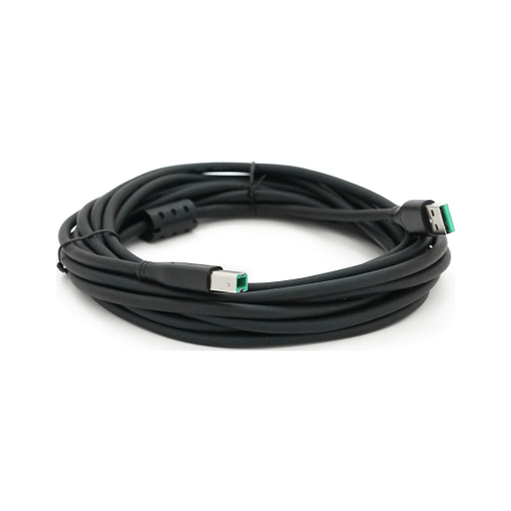 Кабель для принтера USB 2.0 AM/BM 5.0m ferrite black VEGGIEG (V-U207)