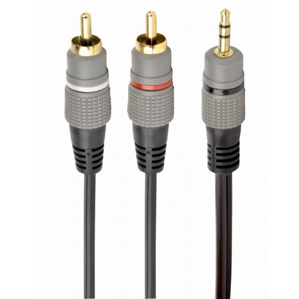 Кабель мультимедійний 3.5mm M to 2xRCA M 1.5m Cablexpert (CCA-352-1.5M)