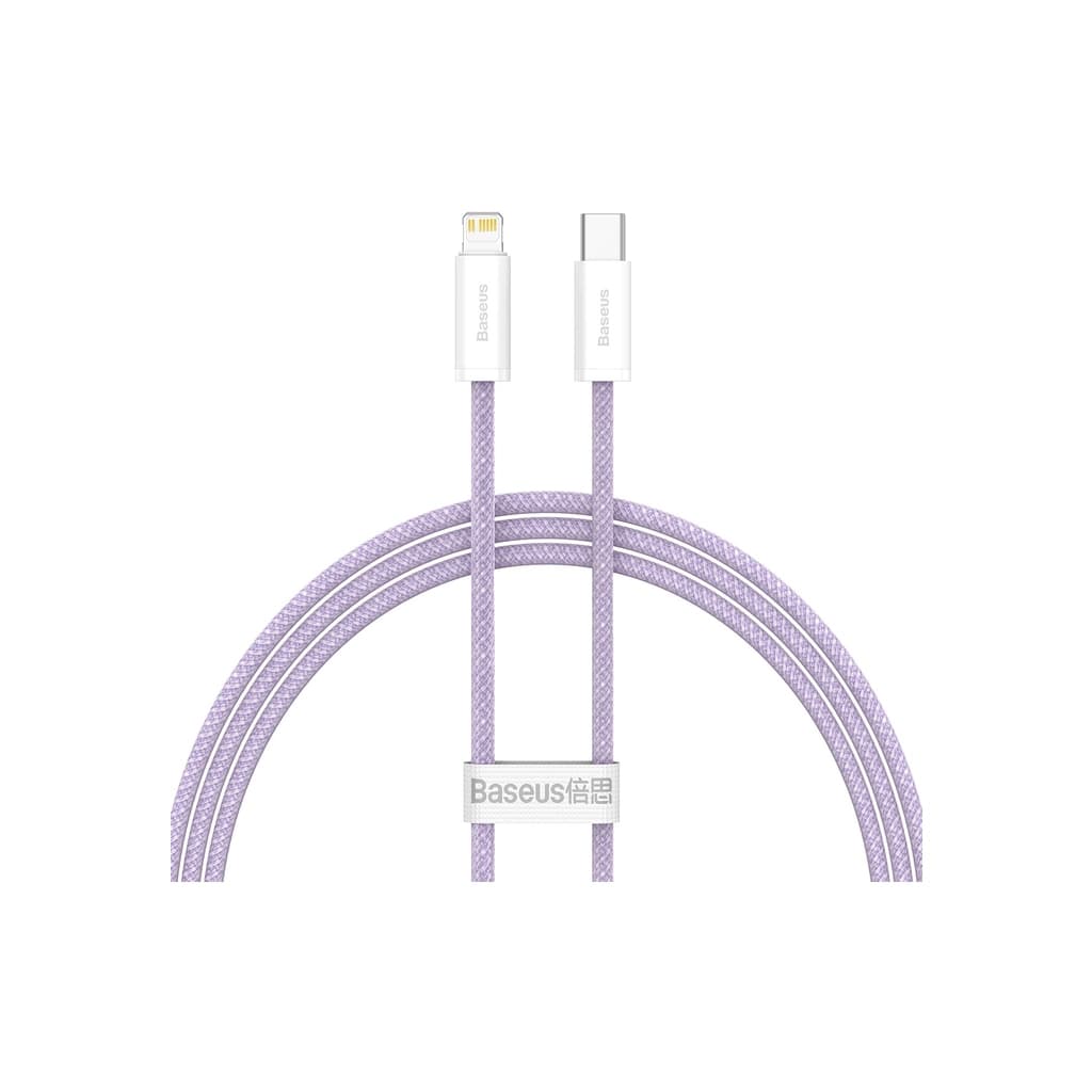 Дата кабель USB-C to Lightning 2.0m 20W purple Baseus (CALD000105)