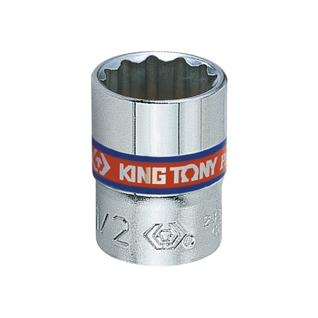 Торцева головка KING TONY 1/4" 7/16" 12PT CHROME (233014S)