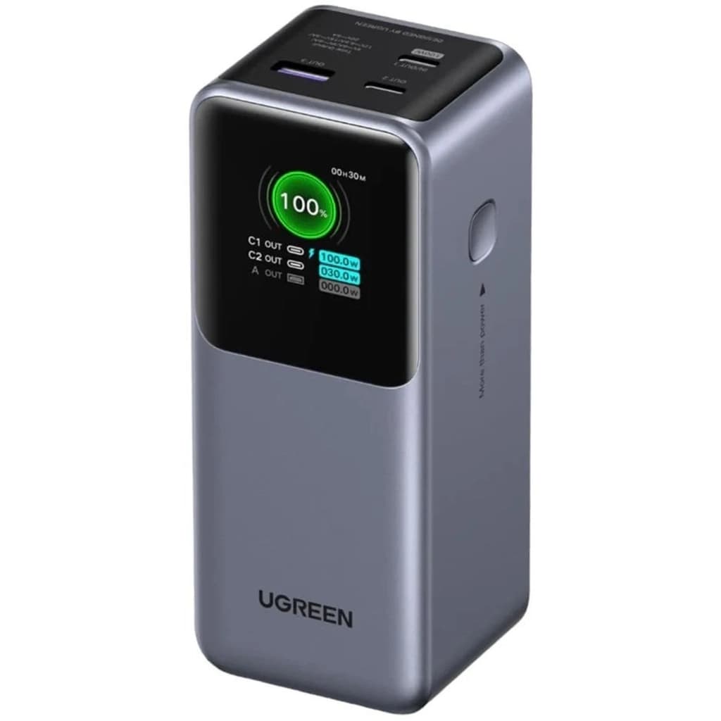Батарея універсальна Ugreen 20000mAh 130W PD/3.0, QC/3.0 (PB721) (35524B)
