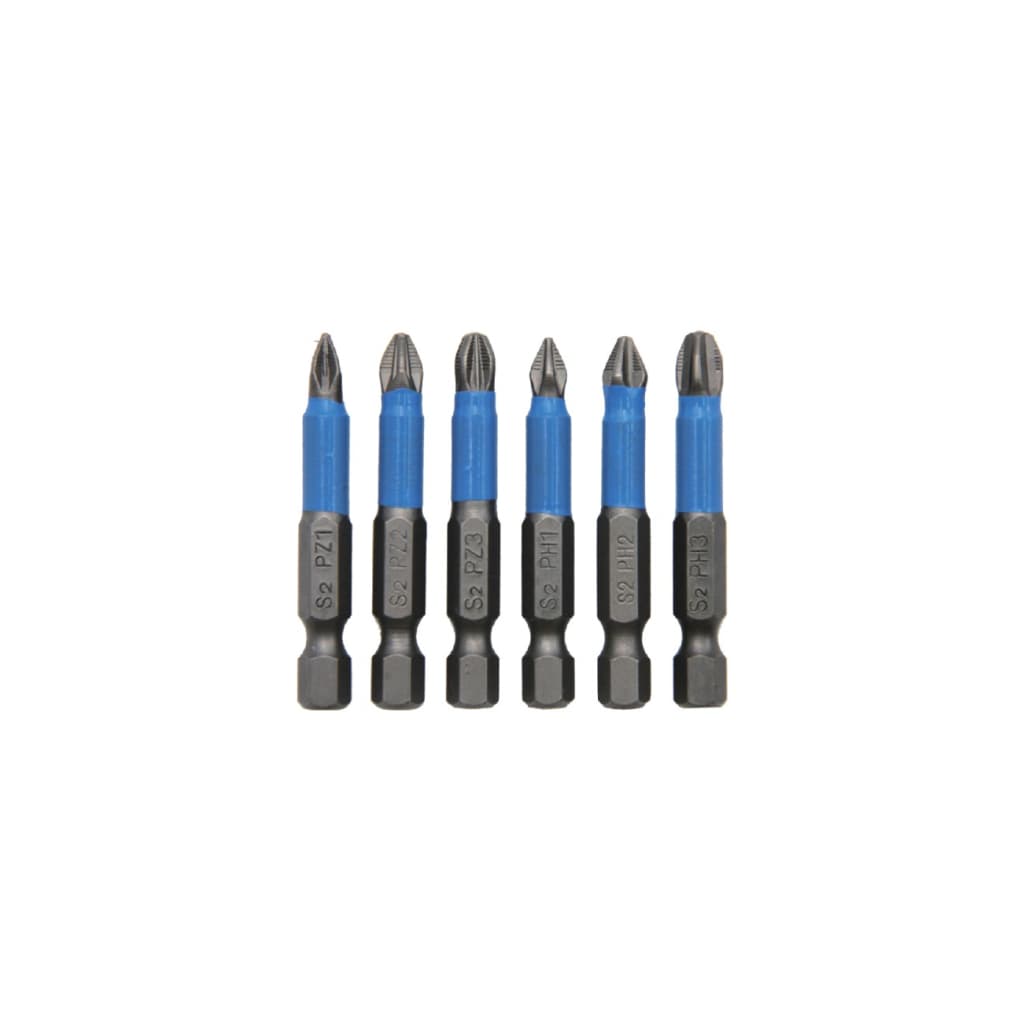 Набір біт YOSO YOSO-316 PZ1; PZ2; PZ3; PH1; PH2; PH3, 6шт. 50мм (YT40333)