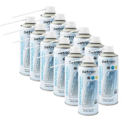 Стиснене повітря для чистки spray duster 400ml*12 Patron (CS-PN-F3-020-10)