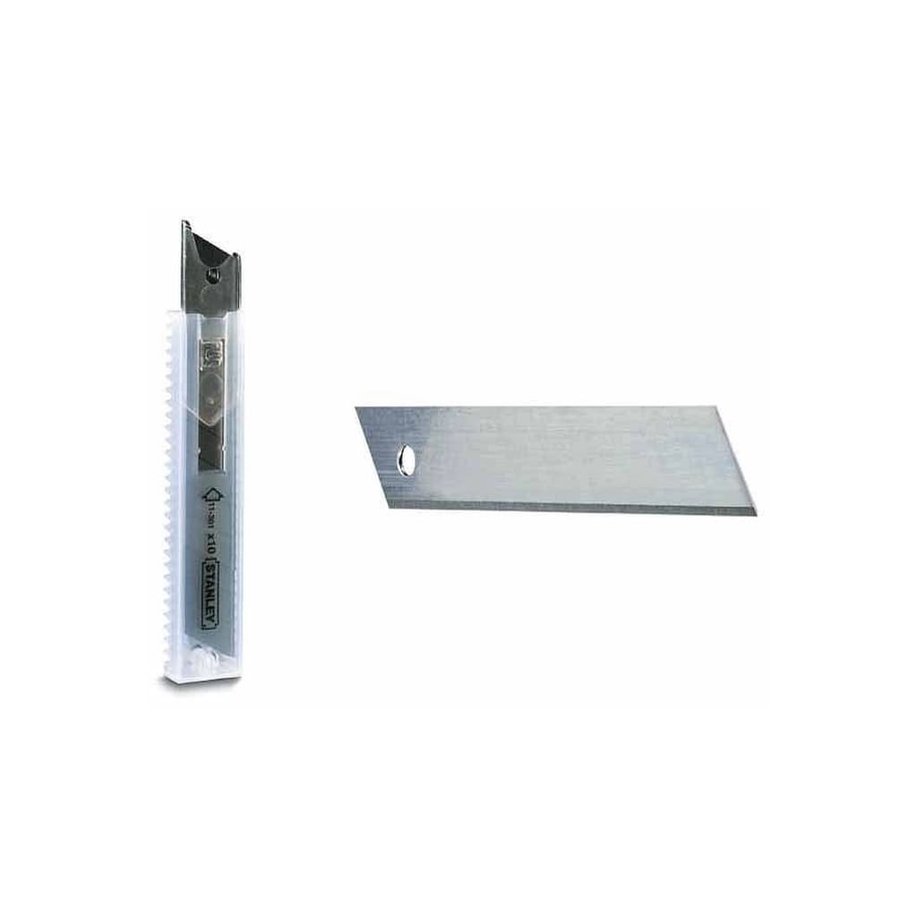 Лезо Stanley шириною 18 мм з сегментами, що відламуються, 5 шт. (2-11-301)
