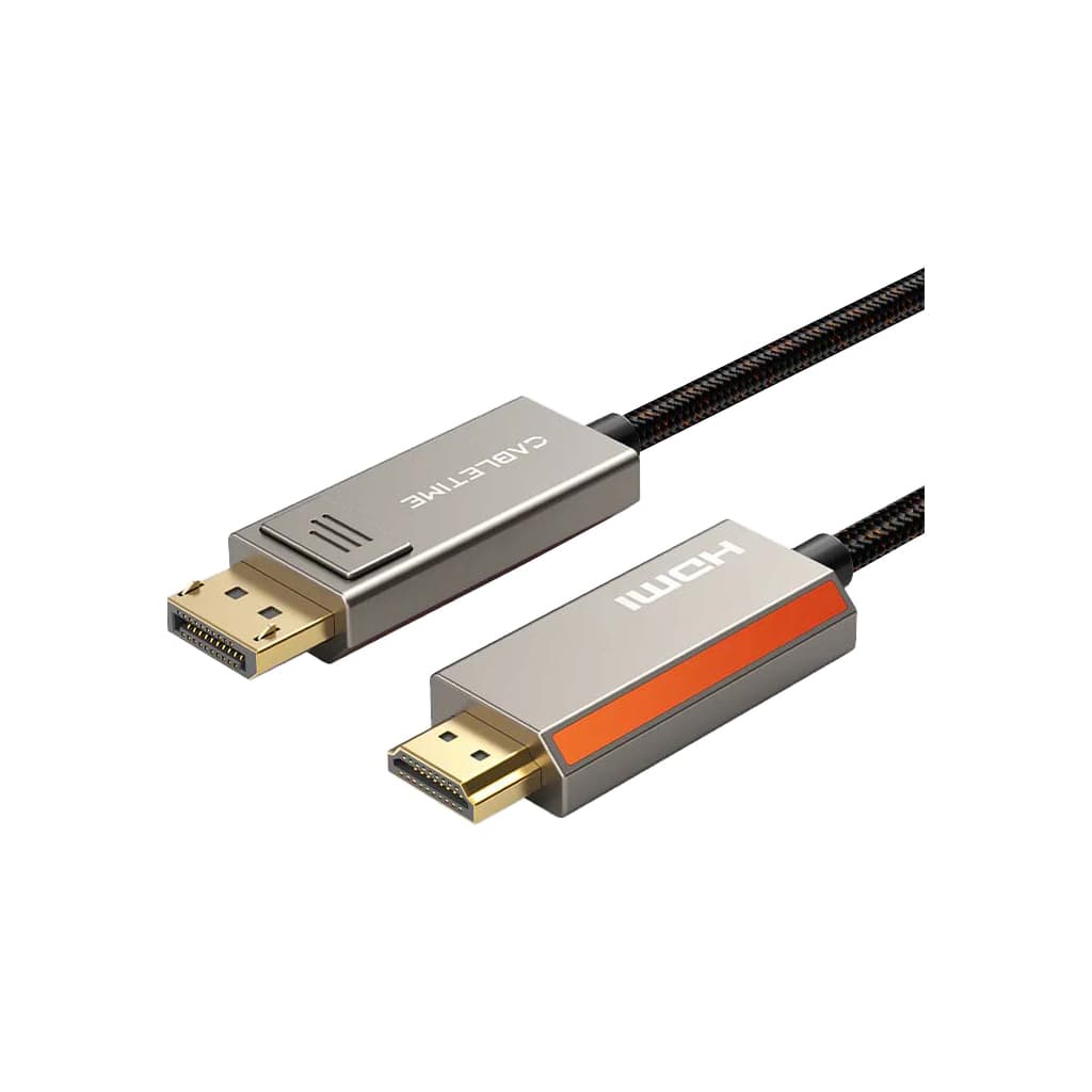 Кабель мультимедійний DisplayPort M to HDMI M 8K60Hz Cabletime (CA916405)