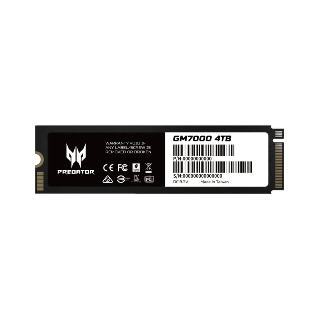 Накопичувач SSD M.2 2280 4TB GM7000 Acer Predator (BL.9BWWR.107)