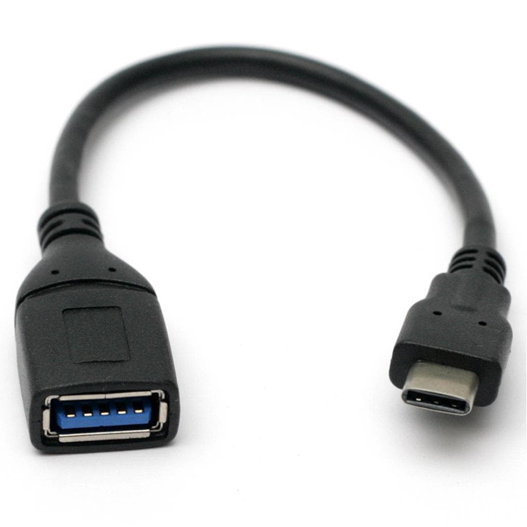 Перехідник OTG USB 3.0 AF to USB-C 0.1m PowerPlant (KD00AS1257)