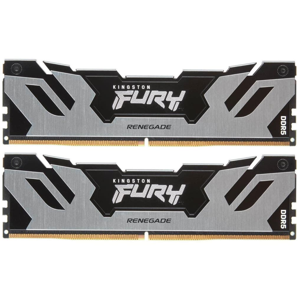 Модуль пам'яті для комп'ютера DDR5 32GB (2x16GB) 6400 MHz FURY Renegade Silver Kingston Fury (ex.HyperX) (KF564C32RSK2-32)