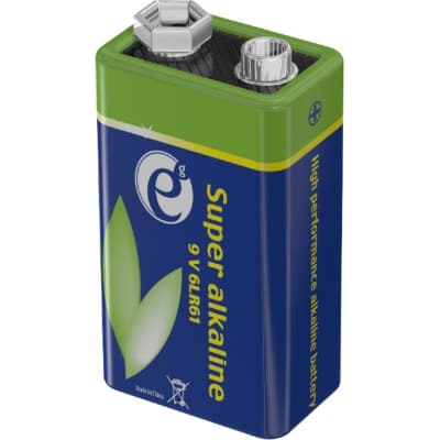 Батарейка EnerGenie Super Alkaline 6LR61 BL 1 шт
