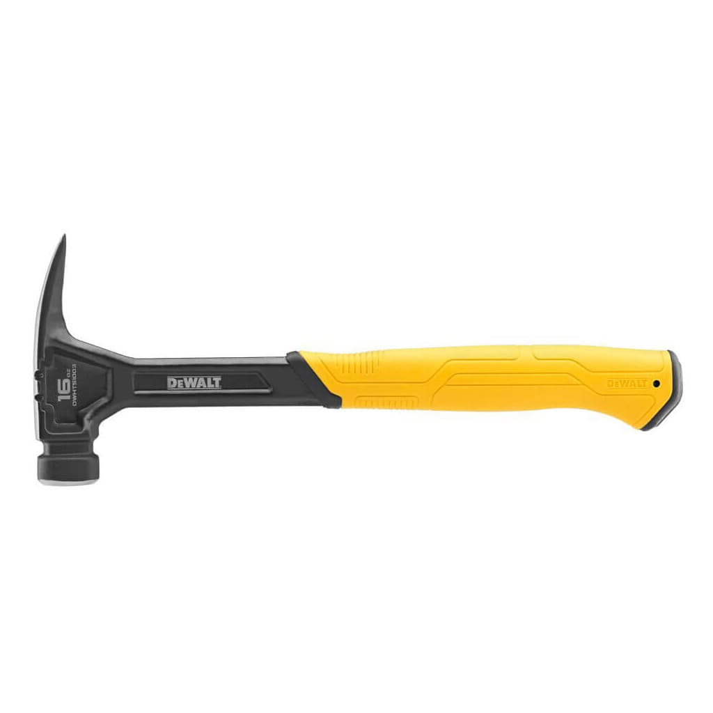 Молоток DeWALT RIP-CLAW, суцільнометалевий, 454 г, з прямим цвяхом. (DWHT51003-0)