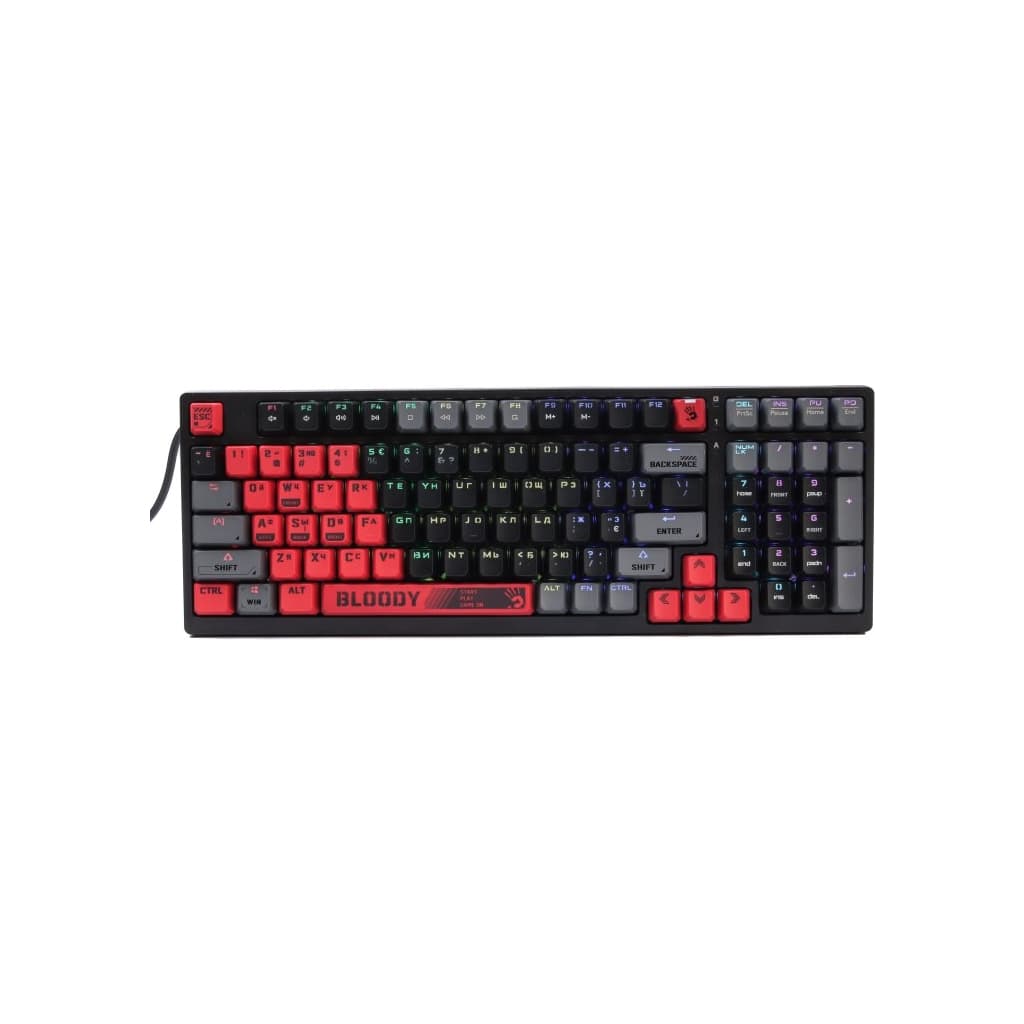 Клавіатура A4Tech Bloody S98 RGB BLMS Red Switch USB Sports Red (4711421000390)