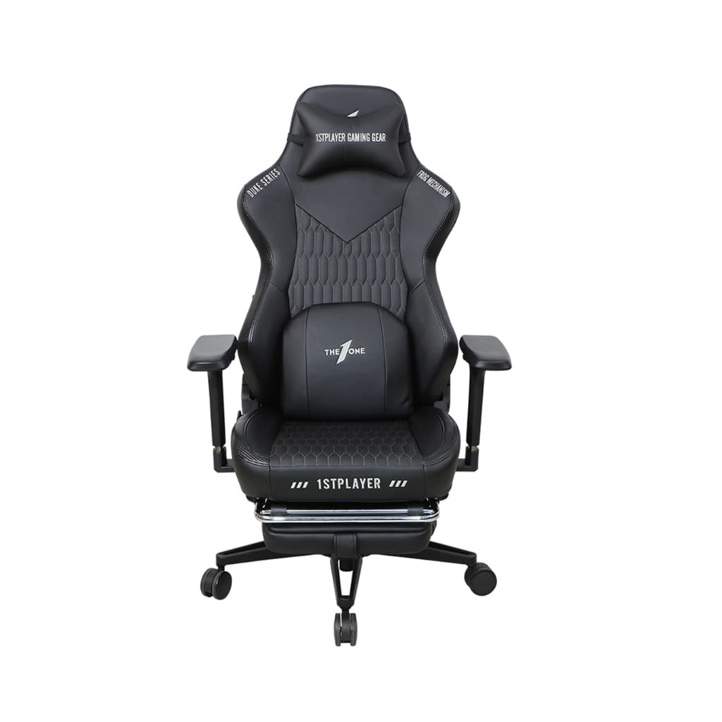 Крісло ігрове 1stPlayer Duke Black (DUKE-FR-BK)