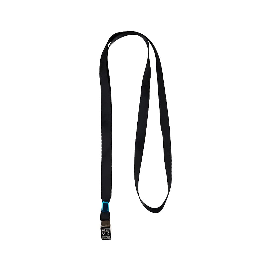 Шнурок для бейджа Axent з металивим кліпом, чорний (4532-01-A)