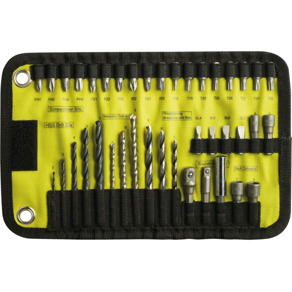 Набір свердл і біт Ryobi RAK40RM 40шт, чохол (5132002264)