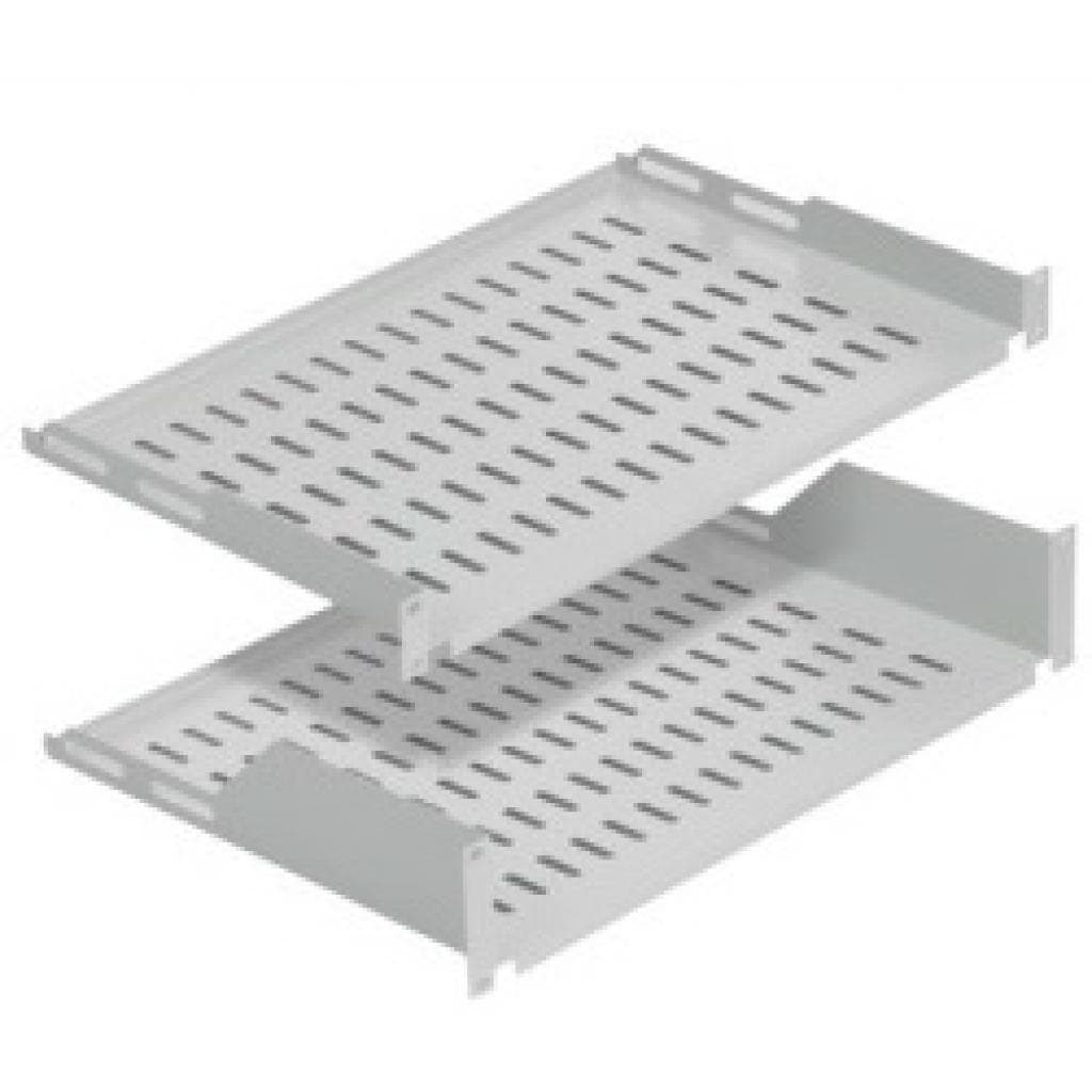 Полка 19" 1U глиб. 250мм, консольна, RAL 9005 Mirsan (MR.RAK1U25.01)