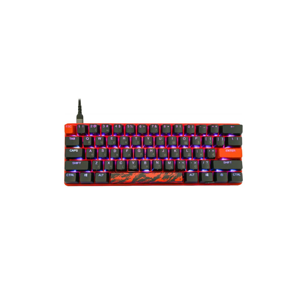 Клавіатура SteelSeries Apex 9 TKL OptiPoint Mini Faze Clan USB UA Red/Black (64853)