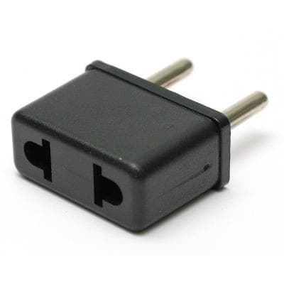 Адаптер PowerPlant US - EU Black (DV00DV0022)