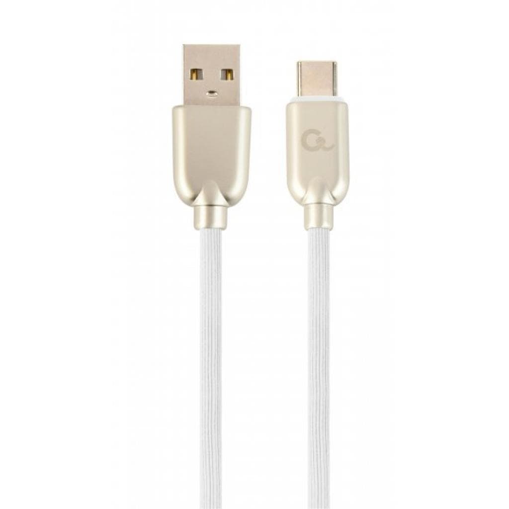 Дата кабель USB 2.0 AM to USB-C 2.0m Cablexpert (CC-USB2R-AMCM-2M-W)