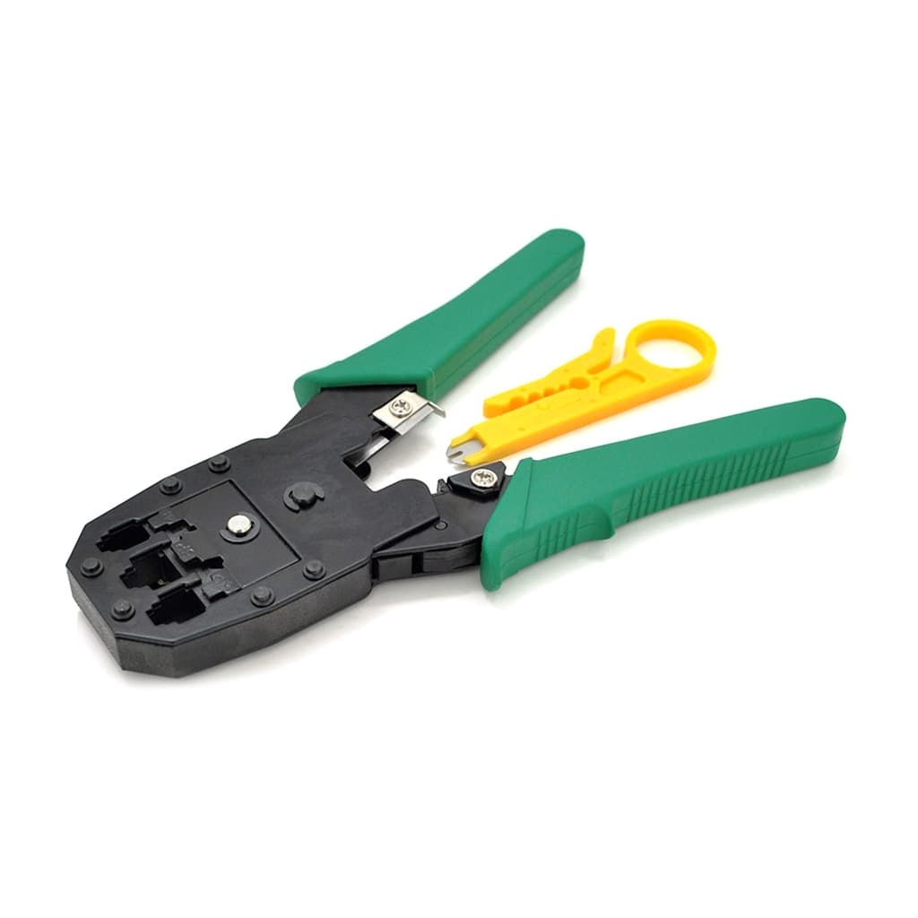 Інструмент Merlion RJ-45(8P8C) и RJ-12/11(6P6C/4P4C) Green (YT-MLT-4 / 03514)