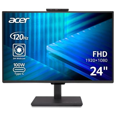 Монітор Acer 23.8" B248YGbemiqprcuzx (UM.QB8EE.G01) IPS Black 120Hz