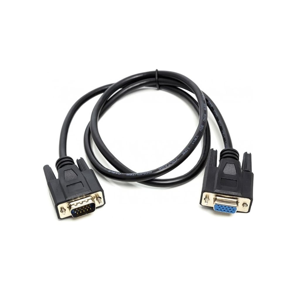 Кабель мультимедійний VGA M to VGA F 1.0m PowerPlant (CA911967)