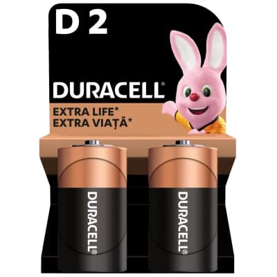 Батарейка Duracell D LR20 лужна 2шт. в упаковці (81545439/5005987/5014435)