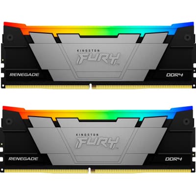 Модуль пам'яті для комп'ютера DDR4 64GB (2x32GB) 3600 MHz FURY Renegade RGB Kingston Fury (ex.HyperX) (KF436C18RB2AK2/64)