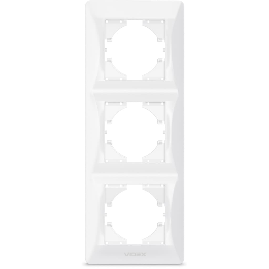 Рамка Videx BINERA біла 3 поста (VF-BNFR3V-W)