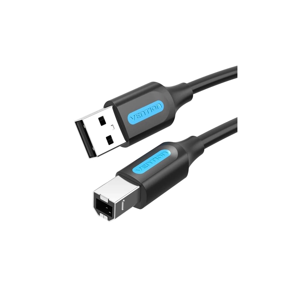 Кабель для принтера USB 2.0 AM/BM 10.0m ferrite black VENTION (COQBL)