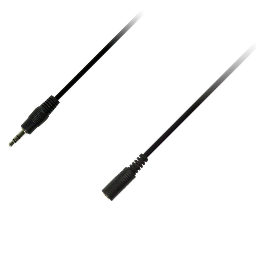 Кабель мультимедійний 3.5mm M to 3.5mm F 3.0m Piko (1283126473920)